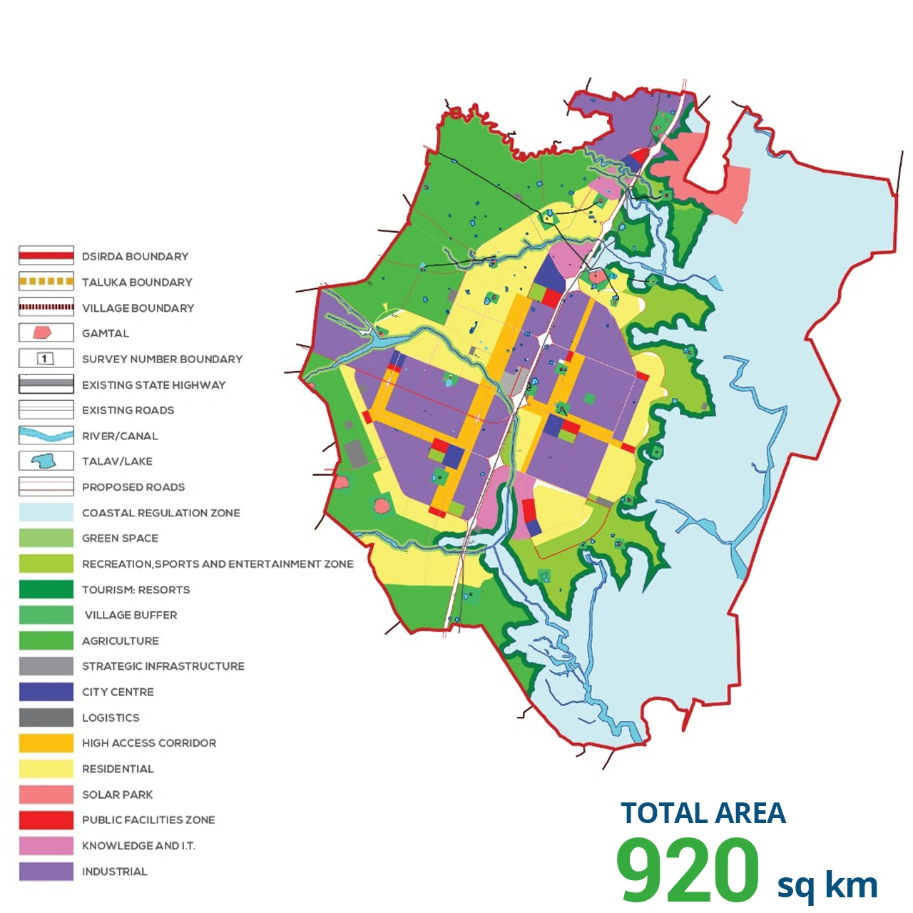 Dholera DP Map
