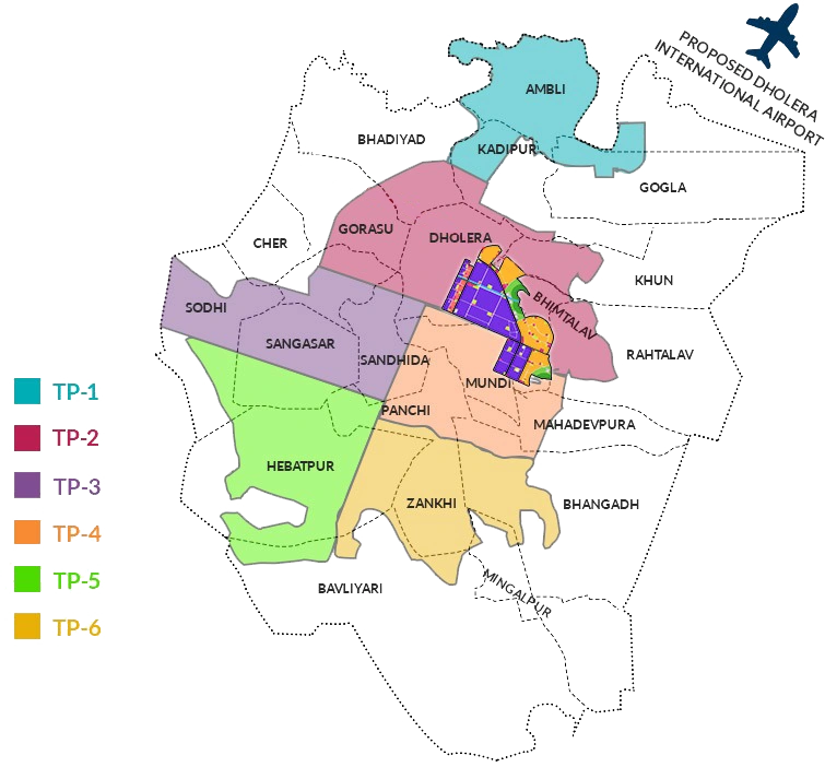 Dholera Village Map
